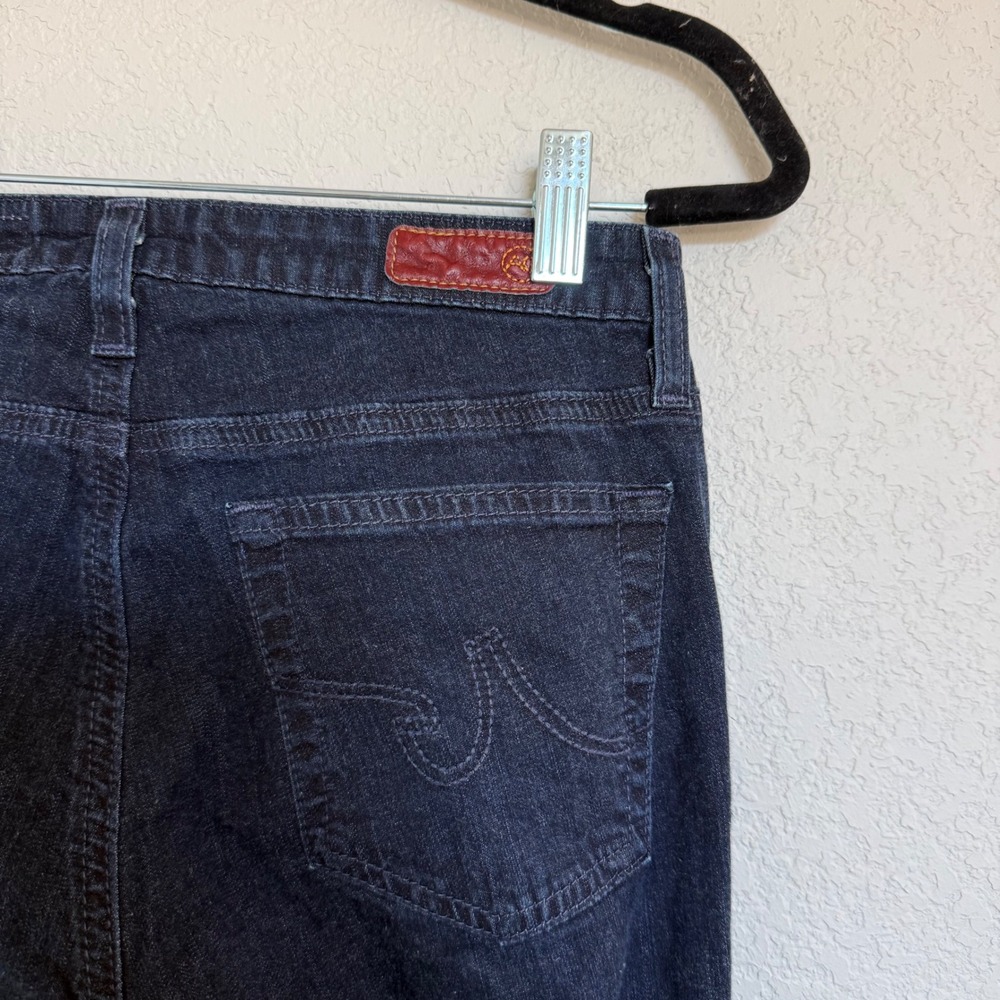 AG Adriano Goldschmied Mid-Rise Angel Bootcut Jeans Dark Wash 26R Chic Denim - Picture 3 of 8